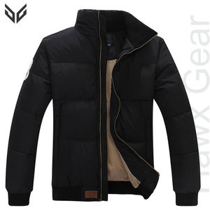 Veste pour hommes de haute qualité coupe ajustée et rembourrée pour l'hiver extérieur toile personnalisable tissu professionnel Style haute rue - Product Image 2