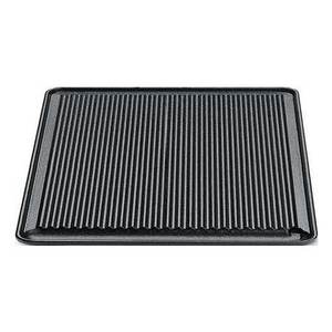 Plancha de Hierro Fundido Ompagrill (43x40cm) en Negro con Diseño Acanalado, Accesorio para Barbacoa Compatible con GAS OPT 4043 GHI - Product Image 1