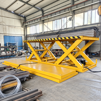 Plateforme de chargement hydraulique robuste pour entrepôt, stable, durable, sur mesure, élévateur à ciseaux fixe