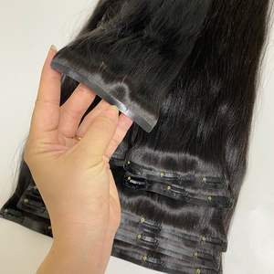 Notre perruque à clipser est une EXTENSION de cheveux humains Remy vierges de qualité de luxe dans l'usine du Vietnam - Product Image 6