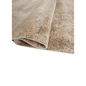Entropy Ivory Hand Knotted Wool Silk <b>Rug</b> AKWS-3033 Rectangular Abstract Pattern for Home Hallway for Living Room Handmade <b>Rug</b> - Product Image 2