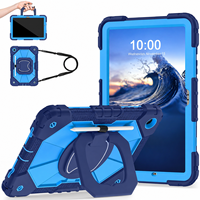 Étui de protection robuste antichoc en PC et silicone avec support pour tablette Samsung Galaxy Tab A11 Plus A9 Plus 11 pouces