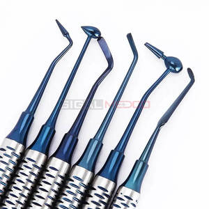 Premium 6 pièces enduit dentaire Composite remplissage Medic Instruments ensemble réparateur cavité dentaire remplissage façonnage contour - Product Image 6