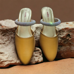 Zapatos de tacón de malla con diamantes de imitación, tacón de bloque pequeño, elegancia nupcial para el día perfecto, calzado de moda para mujer - Product Image 5