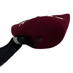 Sombrero Fez Vintage Shriners con Borla y Pedrería, 100% Lana, Alta Calidad, Personalizado, Informal para Exteriores, Sombrero Masónico - Product Image 6