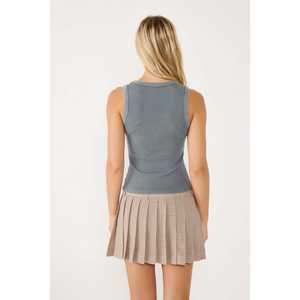 Camiseta básica con cuello en U - Product Image 5