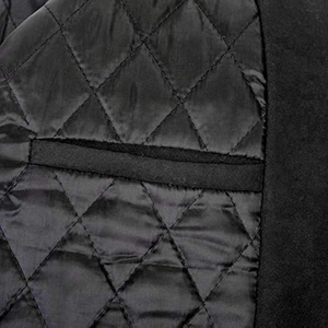 Wholesale Custom Wool Varsity Jacket Leather Sleeves New Fabric Jacket Embroidery CollegeBaseballjacket for men - Product Image 6