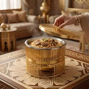 Elegant Insulated Casserole Hot Pot with Modern Design Lid for Keeping Food Warm at Home Dining BuffetSpecial Celebration Events - Product Image 3