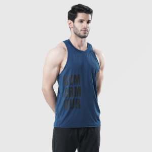 Camiseta sin Mangas Azul Imperial para Hombre con Estampado 3D Estilo Hip Hop y Algodón Transpirable Talla XL para Gimnasio y Entrenamiento con Cuello Tipo Capucha - Product Image 4