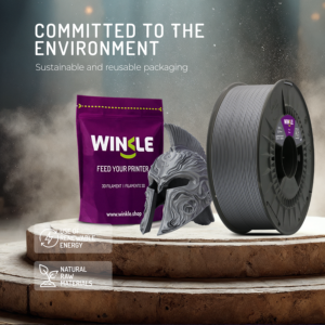 Filamento para Impresora 3D WINKLE PETG 1.75mm 1kg, Alta Resistencia a Impactos, Fácil de Imprimir, Fabricación Europea, Tolerancia de 0.05mm, 220-240 - Product Image 5
