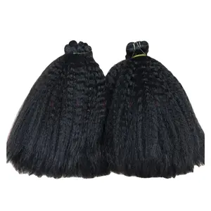 Vente en gros 12 Pouces Kinky Curl Vierge Remy Extension de Cheveux Transparent Dentelle Matériel HD pour Suisse Dentelle Perruque Vietnamien Cheveux Humains - Product Image 1