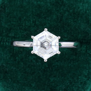 1 3Ct Moissanite Diamond Solitaire Engagement Ring Gold Plated Floral <b>Basket</b> Setting IGI Certified Anniversary Gifts Ring - Product Image 6