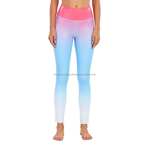 กางเกงเลกกิ้งโยคะถักของผู้หญิงสำหรับ2024กางเกงเล่นกีฬาออกกำลังกายแบบผอมป้องกันแบคทีเรียระบายอากาศได้ดีโลโก้ออกแบบได้ตามต้องการ - Product Image 1