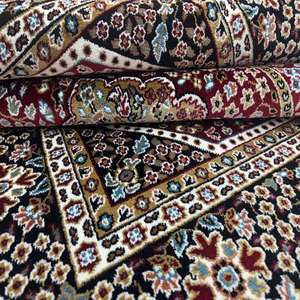 Tapis persan oriental moderne traditionnel en laine tissée à la main, à poils longs, à motifs floraux, fabriqué à la machine, pour usage domestique, écologique et lavable - Product Image 3