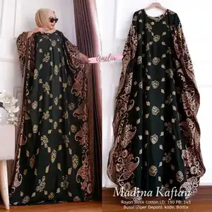 花朵印花白色套装/abaya Abaya制造商新最新设计迪拜Abaya Kaftan时尚皇家女装