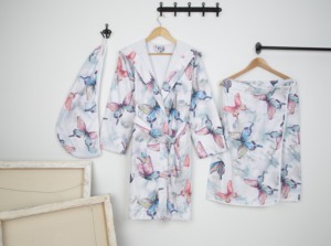 เสื้อคลุมอาบน้ำและชุดแต่งตัวผ้าฝ้าย100% ผ้าทออัดแน่นแห้งเร็วแบบใช้แล้วทิ้งสำหรับใช้ในบ้าน - Product Image 2