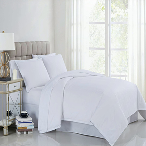 Khách Sạn Sang Trọng 4-Mảnh Cao Cấp Bông Bộ Đồ Giường Đặt Percale Tấm Ga Giường Với Cổ Điển Hemstitching Sang Trọng Cao Cấp Bộ Đồ Giường - Product Image 5