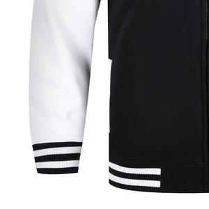 Blouson de baseball universitaire avec logos brodés sur mesure pour hommes Bomber léger et décontracté à boutons coupe ajustée Vente en gros OEM uni - Product Image 3