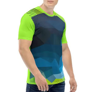 La mejor camiseta de sublimación para hombre, logotipo personalizado impreso, estilo informal, tela de punto, Material de alta calidad - Product Image 3