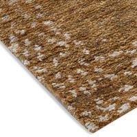 Meistverkaufter Schwarzer Rechteckiger Mediterraner Handgeknüpfter Jute-Gebetsteppich mit Polsterung und Rutschfester Mittellanger Flor in Senfgelb