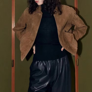 Chaqueta de Cuero Genuino para Mujer, Diseño Personalizado, Calidad Premium, Precio Económico, Chaqueta de Cuero de Secado Rápido Hecha a Medida - Product Image 6