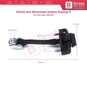 BDP1311 Rear Door <b>Hinge</b> Stop Check <b>Strap</b> Limiter for C4 Cactus 2014-On 9801290880 - Product Image 5