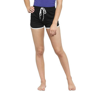 Pantalones cortos deportivos de verano de alta calidad para mujer, transpirables, ecológicos, de secado rápido, informales, con cintura elástica, cierre de cordón - Product Image 1