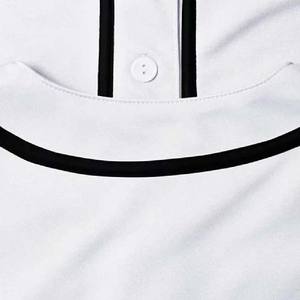 Camiseta de béisbol con estampado personalizado OEM para hombre, camisetas lisas blancas con sublimación, ropa deportiva de precio barato, camiseta de béisbol para adultos - Product Image 5