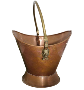 Seau à charbon en métal de conception classique seau à charbon décoratif de couleur noire pour la maison et le jardin seaux au coin du feu - Product Image 5