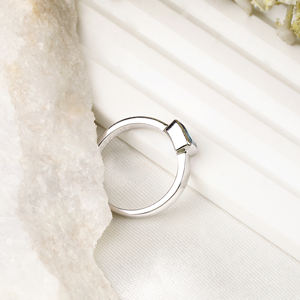 Précieux de haute qualité naturel Londres bleu topaze pierre précieuse 925 solide en argent Sterling à la main anneaux de mariage bijoux pour la vente en gros - Product Image 3