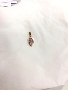 Élégant pendentif en diamant de laboratoire de 0.05 ct en or rose 10 carats Style mignon pour un usage quotidien Pendentifs et breloques de mode - Product Image 5