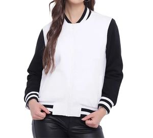 2024 Baseball Jacket Custom Ladies Bomber Coat <b>Printing</b> Fashion Warm Winter Patchwork Varsity Jersey Jacket Women - Product Image 2