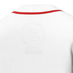 Nueva Camiseta de Béisbol Personalizada para Hombre, Diseño Liso, Alta Calidad, 100% Poliéster, 220g, Secado Rápido, Cuello en V, Impresión Digital, Venta al Por Mayor - Product Image 6