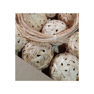 Juguete de bola de ratán orgánico tejido para gatos y hámsteres de Vietnam con alta calidad/juguete de bolas de Sauce de ratán - Product Image 1