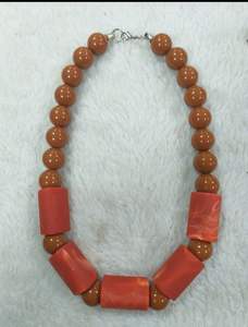 Collar de Cuentas de Resina de Alta Calidad con Cadena de Cuerda, Estilo Vintage, para Mujer, al por Mayor - Product Image 4