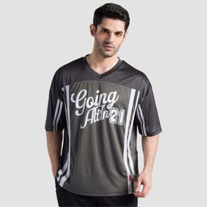 T-shirts de sport pour jeunes de style américain en polyester de haute qualité, respirants, taille XL, avec motif de numéro imprimé par sublimation - Product Image 5