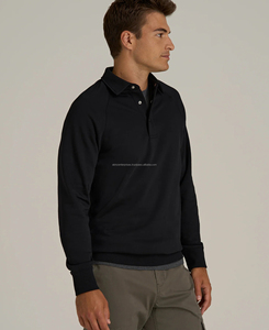 เสื้อเชิ้ตผู้ชาย ปกติดกระดุม ปักลาย ระบายอากาศ แขนยาว ฮิปฮอป ลายเรียบ ผ้าถัก 100% ผ้าฝ้าย - Product Image 3