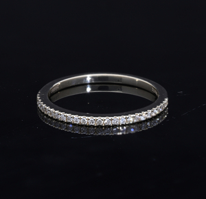 สายเพชรซ้อนกันได้สีทอง14K 0.14CTW เพชรธรรมชาติที่ปราดเปรื่องละเอียดอ่อนสำหรับแหวนเพชรที่สง่างามเหนือกาลเวลา - Product Image 1