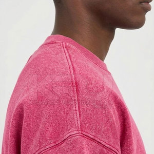 Soft Cotton Blended Solid Eco-Friendly Acid Wash <b>Sweatshirt</b> for Men Casual Winter Use - Product Image 6