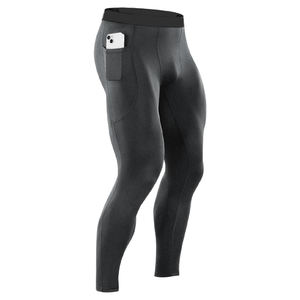 Ropa de gimnasio para hombre, pantalones de secado rápido, pantalones ajustados de compresión, mallas para hombre - Product Image 1