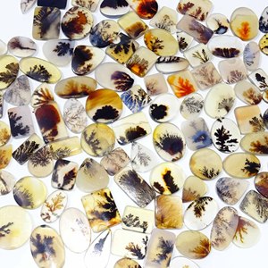 พลอยอาเกตธรรมชาติสวยงาม รูปทรงแตกต่างๆ แบบคาโบชอง ขายส่งจำนวนมาก เหมาะสำหรับทำเครื่องประดับ - Product Image 2