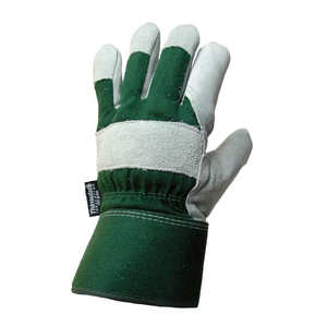 ถุงมืออุตสาหกรรมฝ่ามือเดี่ยวเสริมความปลอดภัยถุงมือจับที่มีการเย็บที่แข็งแรงสำหรับการใช้งานในระยะยาว - Product Image 2