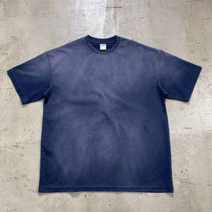 เสื้อยืดผู้ชายทรงโอเวอร์ไซซ์สำหรับผู้ชายเสื้อซักแบบกรดเสื้อยืดแนวสตรีทแบบวินเทจสั่งได้สินค้ามาใหม่2025 - Product Image 1