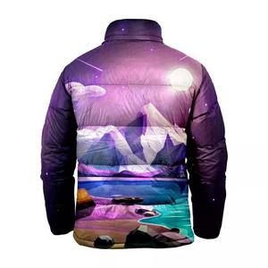 Camo Design High Street Style Ropa de hombre Chaquetas de hombre 100% Poliéster Nylon Diseño de servicio OEM Chaqueta acolchada personalizada 2025 - Product Image 6