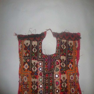 Automne Vintage Baloch Tribal Banjara Ne Joug Broderie Miroir Travail Applique Patch Couture Dernière Mode Traditionnelle Musulmane - Product Image 2