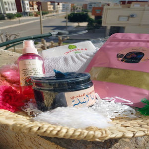Kit de Regalo para Spa Hammam Marroquí |   Jabón Negro, Guante Kessa, Arcilla Ghassoul, Aceite de Argán, Agua de Rosas, Paquete de Exfoliación, Set Spa Deluxe Pro - Product Image 1