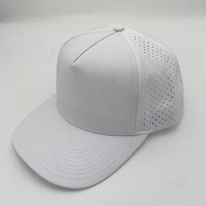 Casquette de camionneur à 5 panneaux, faible MOQ, patch en cuir personnalisé, logo brodé 3D, casquette de papa, casquette de baseball sportive, casquette de golf imperméable avec cordon - Product Image 6