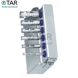 Premium Long Trephine Implante quirúrgico Eliminación de huesos Trephine Burs Control de profundidad Detiene Estuche de esterilización Instrumentos médicos orales - Product Image 4