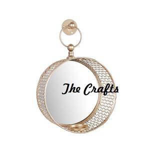 Portavelas de Pared de Metal y Vidrio, Tamaño y Forma Personalizados, Portavelas Colgante de Pared para Decoración de Bodas - Product Image 1