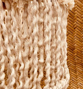 Abat-jour en macramé fait à la main Design industriel asiatique moderne en rotin-Option pas cher - Product Image 4